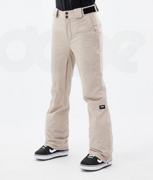 Pantaloni Snowboard Dope Con W Dama Bej | Romania_D2096