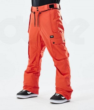 Pantaloni Snowboard Dope Iconic 2021 Barbati Portocalii | Romania_D1828
