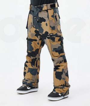 Pantaloni Snowboard Dope Iconic Barbati Camuflaj | Romania_D2495