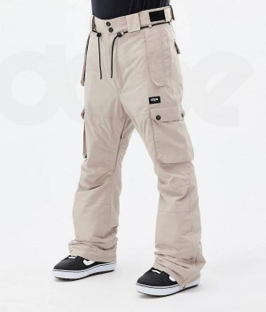 Pantaloni Snowboard Dope Iconic Barbati Bej | Romania_D2287