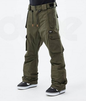Pantaloni Snowboard Dope Iconic Barbati Masline Verzi | Romania_D2088