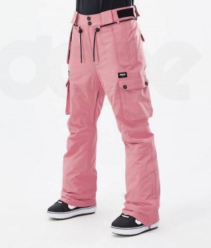 Pantaloni Snowboard Dope Iconic W Dama Roz | Romania_D1896