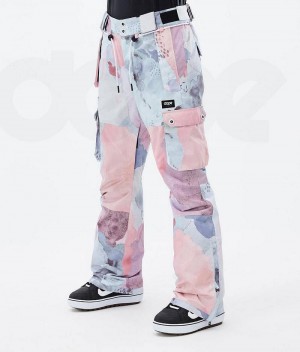Pantaloni Snowboard Dope Iconic W Dama Roz | Romania_D2198