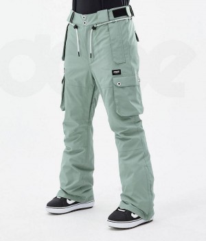 Pantaloni Snowboard Dope Iconic W Dama Verzi | Romania_D1409