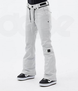 Pantaloni Snowboard Dope Tigress W Dama Gri Deschis | Romania_D1449