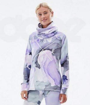 Top Base Layer Dope Snuggle W Dama Violet | Romania_D2158