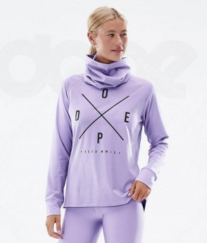 Top Base Layer Dope Snuggle W Dama Violet | Romania_D1531