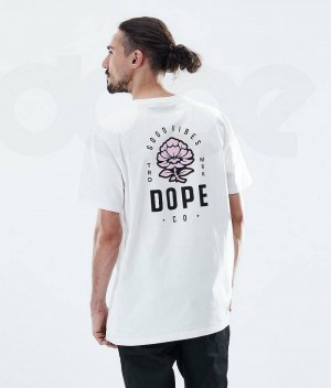 Tricouri Dope Daily Barbati Roz Albi | Romania_D2335