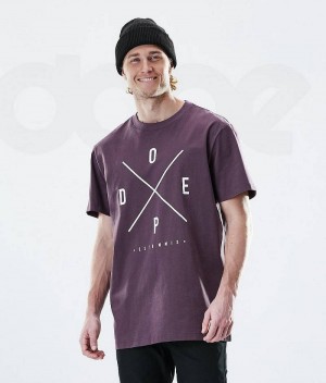 Tricouri Dope Daily Barbati Violet | Romania_D1239