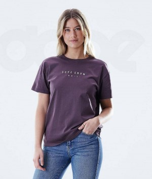 Tricouri Dope Regular Dama Violet | Romania_D2064