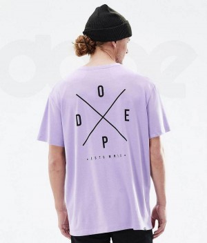 Tricouri Dope Standard Barbati Violet | Romania_D1652