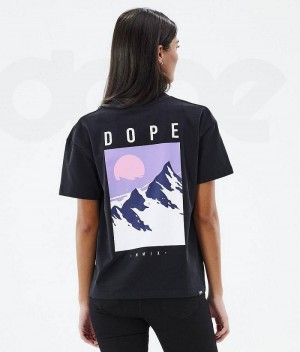 Tricouri Dope Standard W Dama Negrii | Romania_D1795