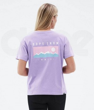 Tricouri Dope Standard W Dama Violet | Romania_D1029