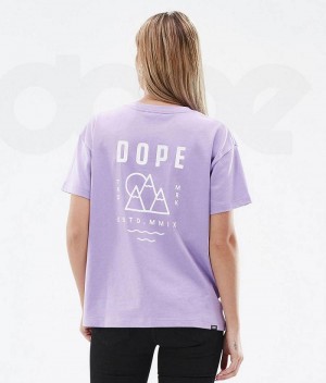 Tricouri Dope Standard W Dama Violet | Romania_D2337